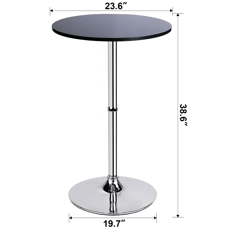 Großhandel Hochwertige Custom Home Bar Kommerzieller Tisch Runder High Bar Tisch High Table