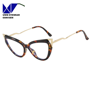 Nuevas Gafas Unisex TR90 con Marco de Ojo de Gato, Bloqueo de Luz Azul y Patrón Impreso - Product Image 5