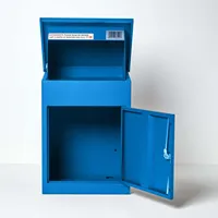 Boîte aux lettres extérieure extra-large en acier galvanisé, avec 2 serrures à clé, étanche, capacité 50L, pour colis et livraisons - Ventes Flash