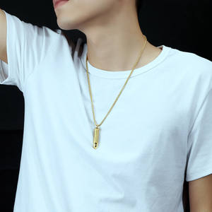 Gravür paslanmaz çelik lord'un namaz Urn külleri çapraz mermi kolye kolye yaka colgante - Product Image 5