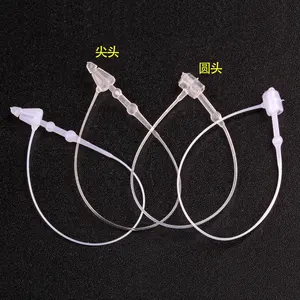 Perni ecologici di blocco ad anello da 3 pollici a 10 pollici in plastica PP per l'imballaggio di indumenti e uso della borsa 1000 pz/lotto - Product Image 1