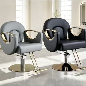 Sillón de Barbería Moderno, Hidráulico, Ajustable en Altura, Mueble Profesional para Estudio de Peluquería - Product Image 1