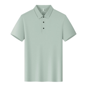 Camiseta Polo de Manga Corta, Color Sólido, Poliéster Transpirable, Uso Diario, Uniformes de Trabajo Unisex, Logotipo Bordado Personalizado - Product Image 3