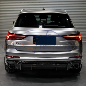 Diffuseur arrière style <span class=keywords><strong>RSQ3</strong></span> avec embouts d'échappement pour Q3 F3 SUV <span class=keywords><strong>Sportback</strong></span> 2019-2024 en matériau PP - <span class=keywords><strong>Prix</strong></span> usine - Product Image 2