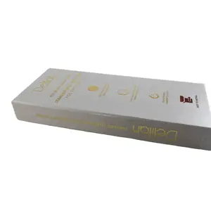 Kotak pena persegi panjang tipis putih untuk pengemasan produk pena atau pena elektronik