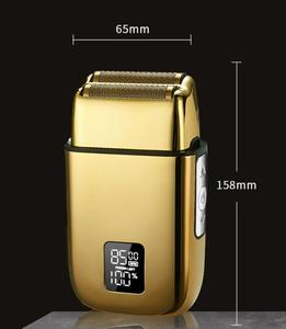 Afeitadora Eléctrica de Láminas para Hombre, Recortadora de Vello Facial con Pantalla LCD, Carga USB, Resistente al Agua IPX6, Uso Doméstico - Product Image 4