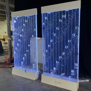 Mur de bulles d'eau à méduses numériques programmables LED colorées pour la décoration de restaurants et d'hôtels - Product Image 2