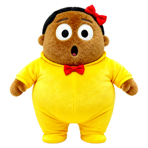 Suave y Adorable Juguete de Unicornio con Cuernos de Arcoíris, Animal de Peluche con Sudadera Gris y Pantalones Cortos Negros - Product Image 3