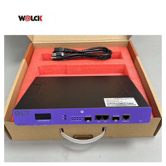 New Wolck FTTH Optical Fiber Cdata FD1601S-B1 Single Port XPON One PON 1 2 Port MiNi GPON OLT
