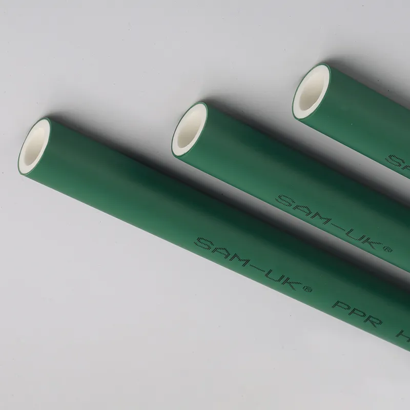Venta al por mayor universal para todas las estaciones de tubería de agua de 4 pulgadas de plástico 32mm verde PPR precio tuberías de plástico tuberías de fontanería