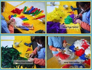 HY Wholesale Prime Hcraft ODM OEM Coiffe de paon pour fête - Product Image 4