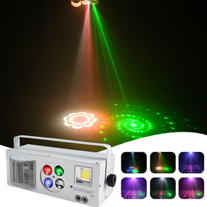 Effet de scène DMX 60w Laser + Derby + Strobe + Motif RGBW 4 en 1 LED Laser Disco DJ Lumière pour Bar Club - Product Image 4