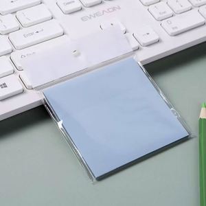 Multicolor Pet Self-Adhesive Memo <b>Pads</b> Square Transparent Notes for Learning Office Supplies Record Memos & School Planning - Product Image 5