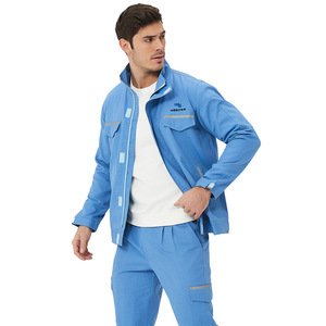Nueva Ropa de Trabajo Ignífuga Ke Men, Uniforme Antiestático con Protección Contra Arco Eléctrico Azul Claro Xk-22-10887 - Product Image 3