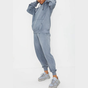 Maxclothing – survêtement surdimensionné de haute qualité, nouvelle mode, ensemble de 2 pièces pour femme, Logo personnalisé - Product Image 4