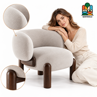 Chaise de salle à manger avec accoudoirs, assise rembourrée, dossier en U, pieds en bois massif, chaise de salle à manger Espresso