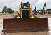 Bulldozer Komatsu D65 d'occasion avec peinture d'origine, chenilles, transmission hydrostatique, haute qualité, à vendre à bas prix