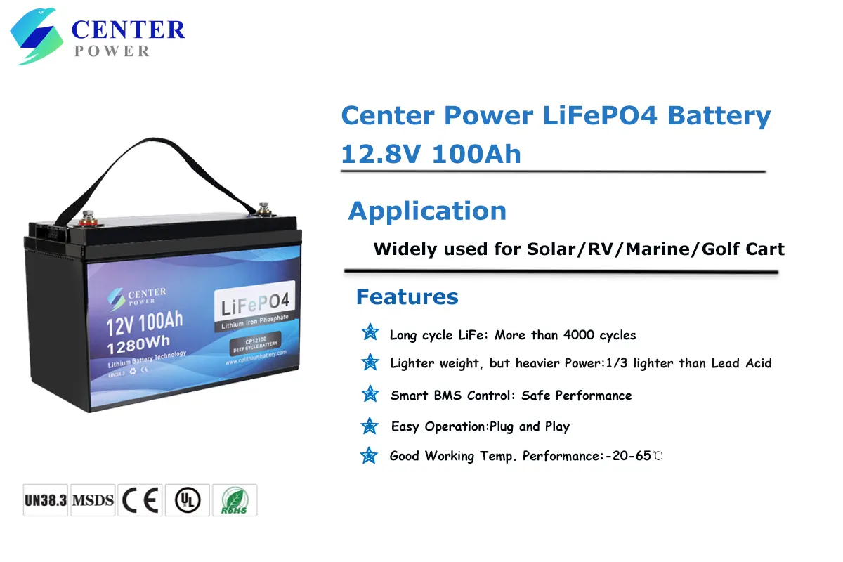 Bestseller Ons Duitsland Uk Canada 12 V Deep Cycle Solar Rv Caravan Marine 12 Volt Lithium Ion Batterijen 12 V 100ah LiFePO4 Batterij