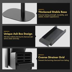 Brasero à granulés pour extérieur, foyer de jardin, poêle à granulés en gros, chauffage de terrasse, chauffage à granulés de bois, cheminée pour camping et patio - Product Image 3