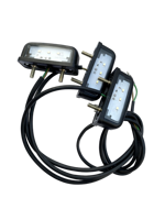 Pour TEKKEN 250 2024, feu arrière à LED, clignotant, feu stop, barre lumineuse, lampe de plaque d'immatriculation de moto