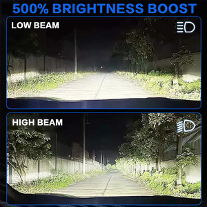 Yeni H4 130W 15000LM MINI Bi Led lazer projektör Lens far beyaz renk yüksek düşük işın araba motosiklet far - Product Image 6