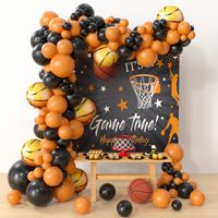 Basketball-Ballon-Girlanden-Set für Jungen-Geburtstage, Sportspiele und Partydekoration