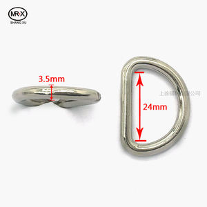 Venta al por mayor Aleación de zinc D Hebilla Super Rally Semicircular <span class=keywords><strong>METAL</strong></span> 25mm D Anillo - Product Image 2