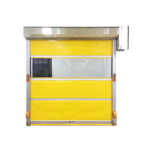 Porte rapide industrielle personnalisée en <span class=keywords><strong>PVC</strong></span>, porte automatique à enroulement rapide, porte à enroulement rapide en plastique pour entrepôt, prix abordable - Product Image 3