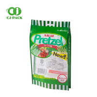 Impression à haute température CPP sac Vertical joint à quatre côtés emballage alimentaire pour Biscuits affichage de fenêtre transparente gousset latéral Durable