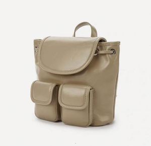 Custom Logo Korea Pu Leather <b>Backpack</b> Fashion Luxury <b>Backpack</b> Female Leather Shoulder Bag Teenager <b>Small</b> PU <b>Backpack</b> for Women - Product Image 2