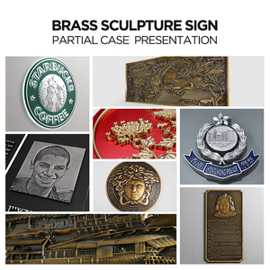 Custom <strong>Outdoor</strong> Photo Relief Embossed 3D Brass <strong>Plaque</strong> Cast Bronze <strong>Memorial</strong> <strong>Plaque</strong> - Product Image 6