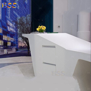 Bàn làm việc văn phòng Trắng thẩm mỹ bàn thông minh duy nhất CEO văn phòng ý tưởng bác sĩ tư vấn bảng - Product Image 5