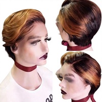 Perruque brune synthétique en fibre haute température, fabriquée à la machine, pour femmes européennes et américaines, tendance, pour le marché transfrontalier