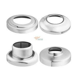 <span class=keywords><strong>Copertura</strong></span> per Colonna in Acciaio Inox Lucidato per Ringhiera in Vetro da <span class=keywords><strong>Balcone</strong></span> - Product Image 5