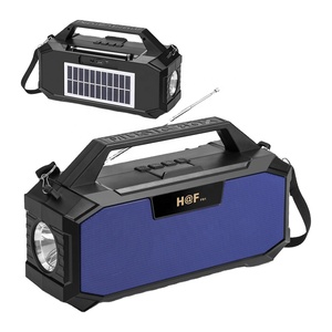 Năng lượng mặt trời bảng điều chỉnh sạc di động không dây <span class=keywords><strong>Torch</strong></span> BT Loa FM Đài phát thanh Hỗ trợ TF/USB Loa siêu trầm bass hoạt động BT giá rẻ Loa - Product Image 1
