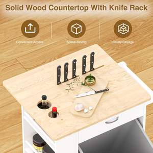 <span class=keywords><strong>Chariot</strong></span> <span class=keywords><strong>de</strong></span> <span class=keywords><strong>cuisine</strong></span> multifonctionnel <span class=keywords><strong>avec</strong></span> bac inclinable et planche à découper <span class=keywords><strong>Chariot</strong></span> portable Porte-épices - Product Image 5