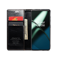 2023 étui de téléphone en cuir PU grain plissé CaseMe pour Oneplus11 pour Google Pixel Fold portefeuille étui de téléphone multifonction