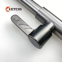 Robinet de cuisine monocommande en acier inoxydable brossé, à montage sur plan, pour eau froide, idéal pour hôtels et hôpitaux, garantie 3 ans - Vente en gros usine