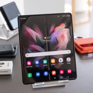 Versione Globale <span class=keywords><strong>Samsung</strong></span> Fold 3 5G 256GB/512GB Sbloccato al 100% Originale Quasi Nuovo AMOLED 6.2+7.6 Pollici - Product Image 4