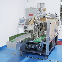 Machine d'emballage automatique de sachets à bec debout, chocolat, sauce au fromage, mayonnaise, 1L, remplissage rotatif à piston, Envasadora Doypack
