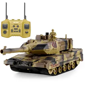 Rc Tank 2.4G Bijgehouden Simulatietank Waterbom Spray Afstandsbediening Voertuig Oorlog Gepantserd Voertuig Model Kinderen Speelgoed Cadeau