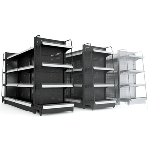 ชั้นวางสินค้าซุปเปอร์มาร์เก็ตแบบมีรูพรุนพื้นผิวโลหะ - Product Image 2