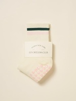 Chaussettes antidérapantes pour Pilates et Yoga, chaussettes en coton personnalisées et mignonnes pour femmes, Meias