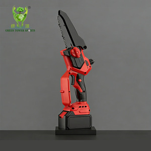 Lithium Chainsaw 8 Inch Cordless Brushless Electric Chainsaw HandHeld <strong>Chain</strong> Saw for Tree Trimming Wood Cutting Garden Pruning - Product Image 6