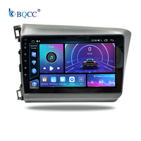 Autoradio Android BQCC 10 pouces pour Mitsubishi Lancer 2007-2015, 2 Din, Mirror Link, Aux, GPS Navigation, WiFi mondial, carte SIM