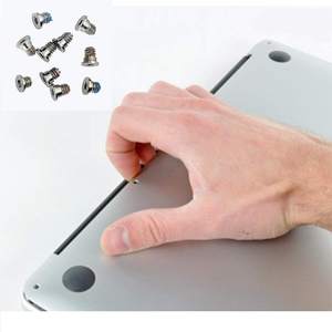 Kit de tornillos de repuesto para reparación de 10 Uds. Compatible con <span class=keywords><strong>Mac</strong></span> <span class=keywords><strong>Book</strong></span> Pro Retina <span class=keywords><strong>A1425</strong></span> A1502 A1398 piezas de ordenador - Product Image 5
