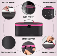 Nouveau sac éponge suspendu organisateur de cosmétiques tout-en-un portable avec crochet suspendu sèche-cheveux fer à friser accessoires sac de rangement
