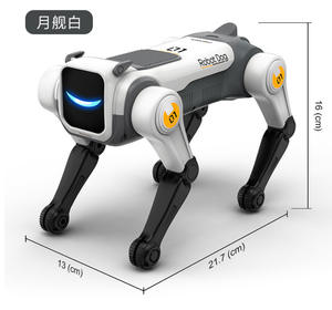 Nouveau chien <span class=keywords><strong>robot</strong></span> intelligent IA, dialogue vocal, <span class=keywords><strong>jouet</strong></span> artificiel de haute technologie, télécommande par téléphone portable, <span class=keywords><strong>jouet</strong></span> chien mécanique - Product Image 6