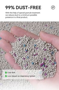 ทรายแมวเบนโทไนต์สีเทา รูปทรงกลม ปลอดฝุ่น เป็นมิตรต่อสิ่งแวดล้อม น้ำหนัก 8 กก. จับตัวเป็นก้อนแข็ง ทำความสะอาดง่าย บรรจุในถุงทรายแมว - Product Image 3