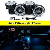 256 couleurs LED pour les aérateurs de voiture Audi A3 S3 RS3 8V 8Y 8P 2004-2020 OLIVER, éclairage ambiant du tableau de bord, rénovation